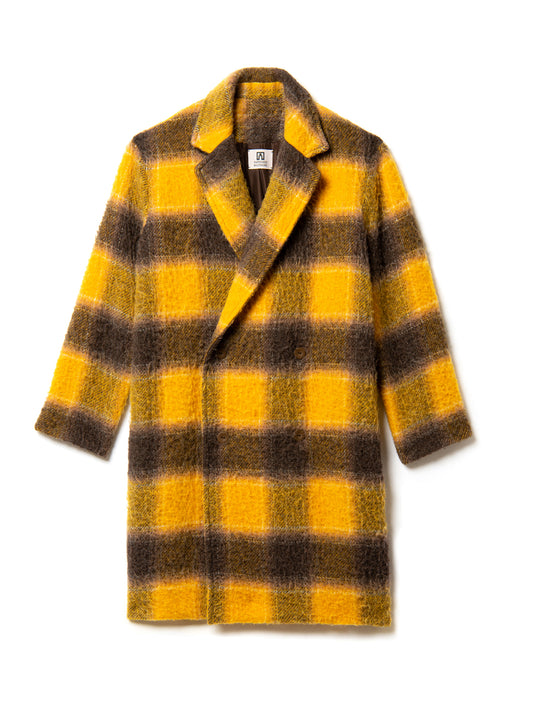 Metropolitan Glencheck Wool Coat