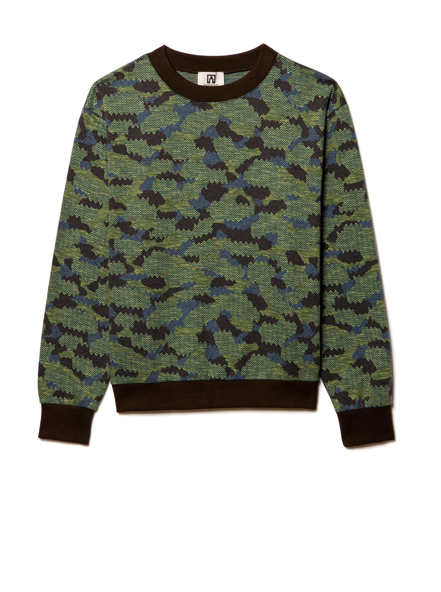 Jungle Camouflage Knitted Pullover