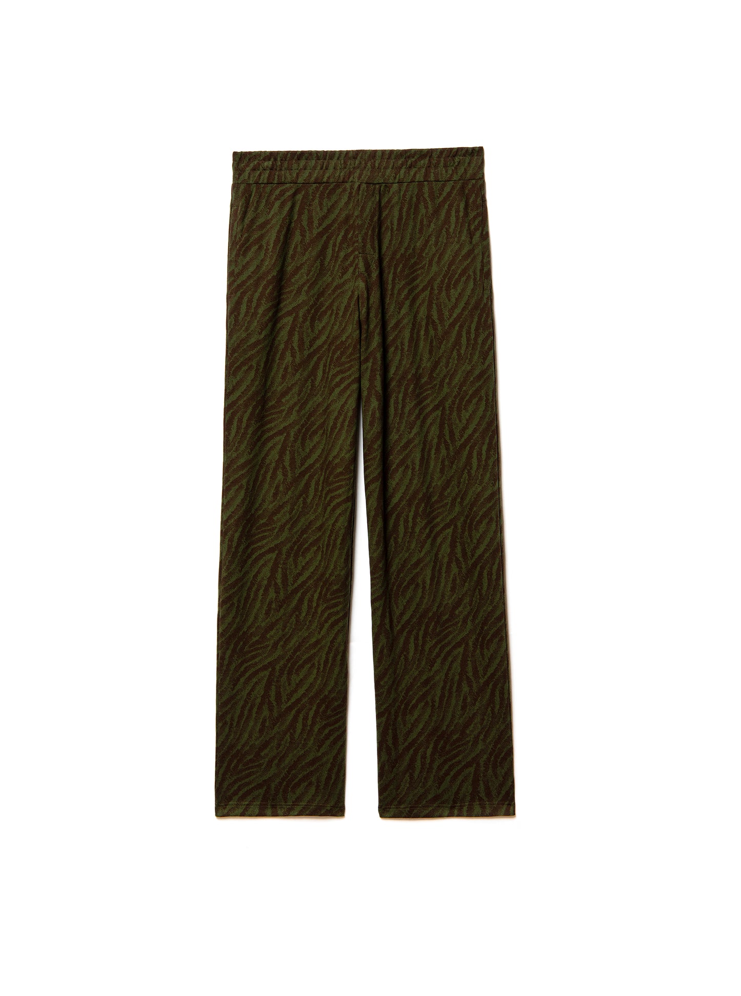 Zebra Camouflage Knitted Trousers